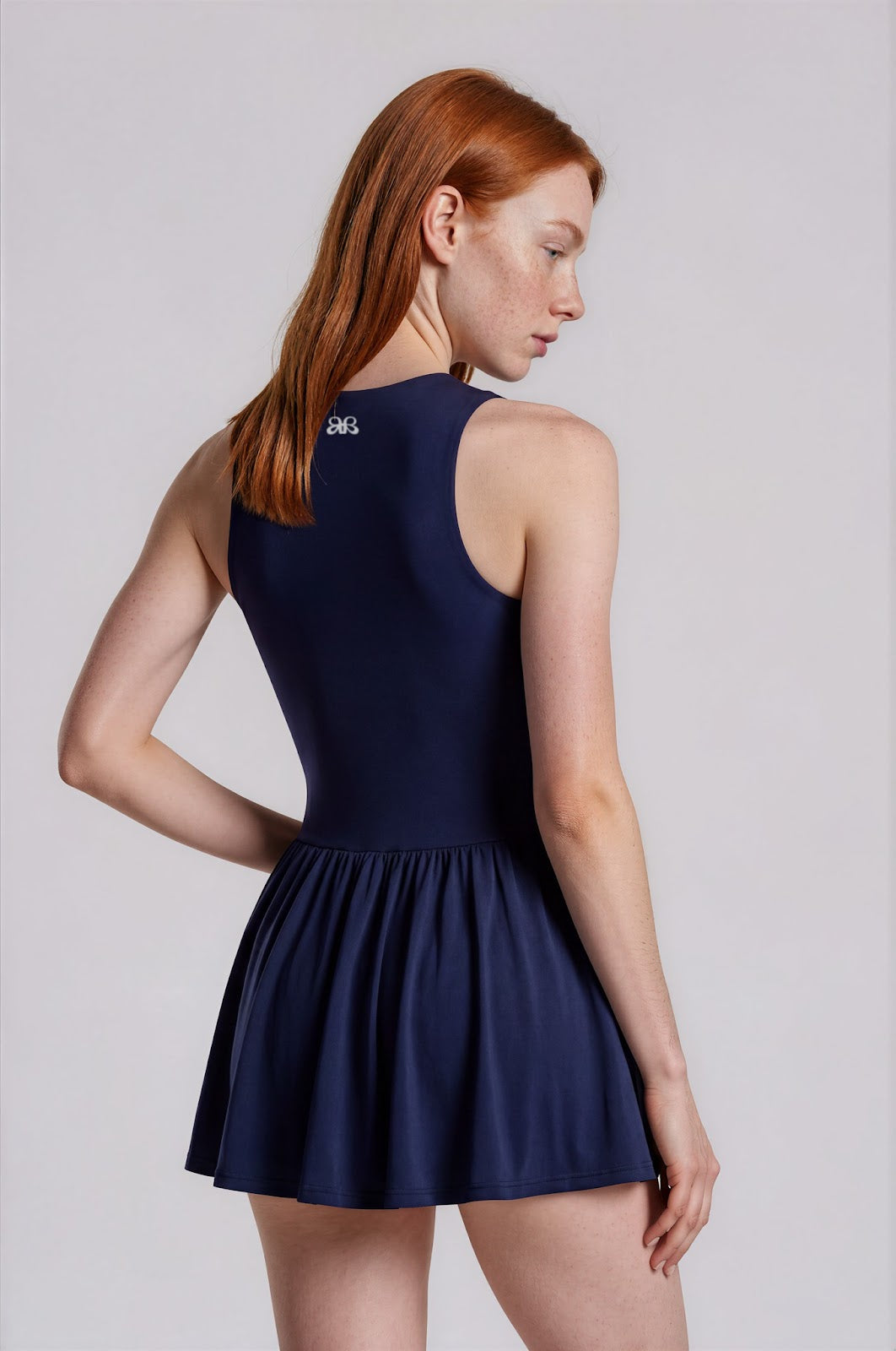 Aerona Court Dress Ink Back Detail
