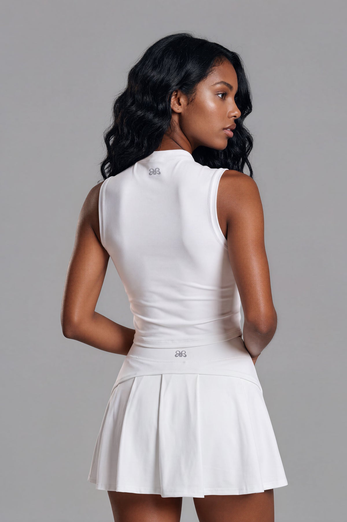 Aerona Padel Skirt Milk Back detail